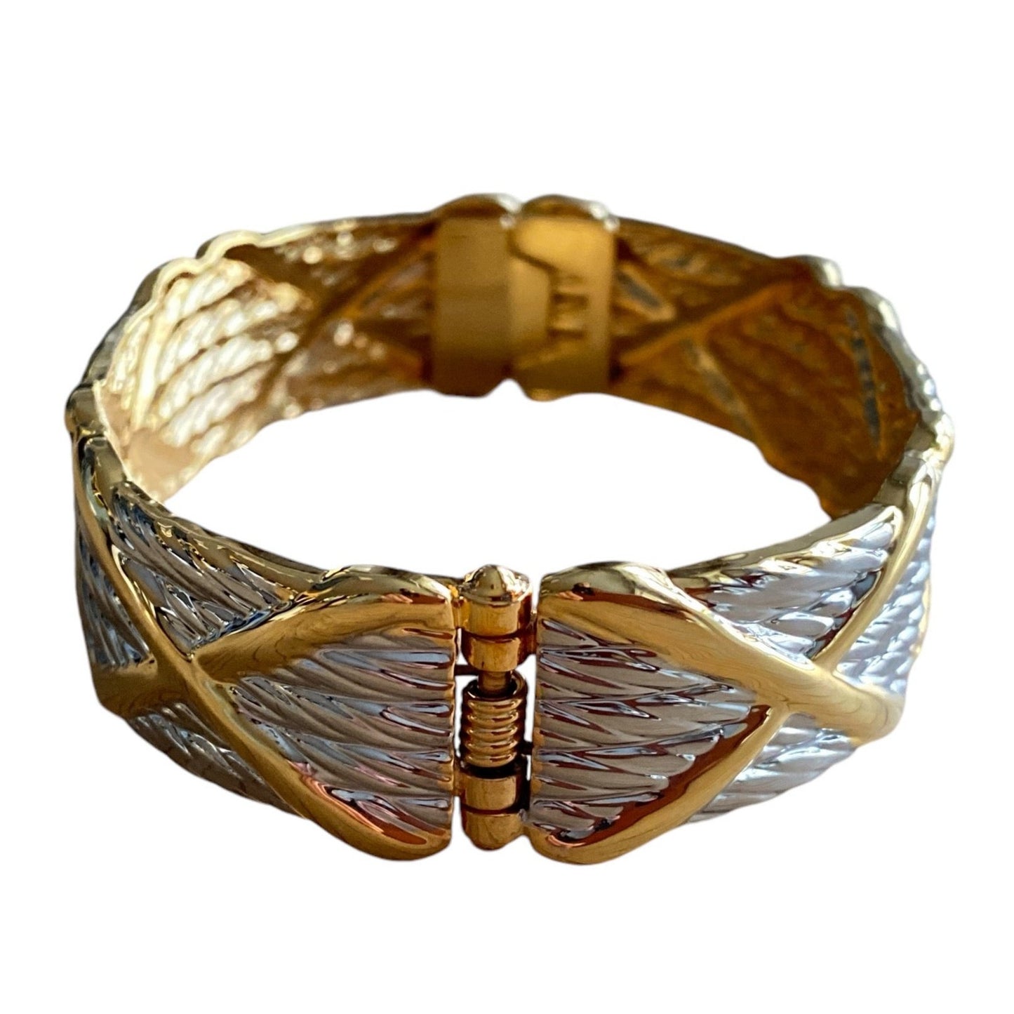 Armbånd i tofarget metall