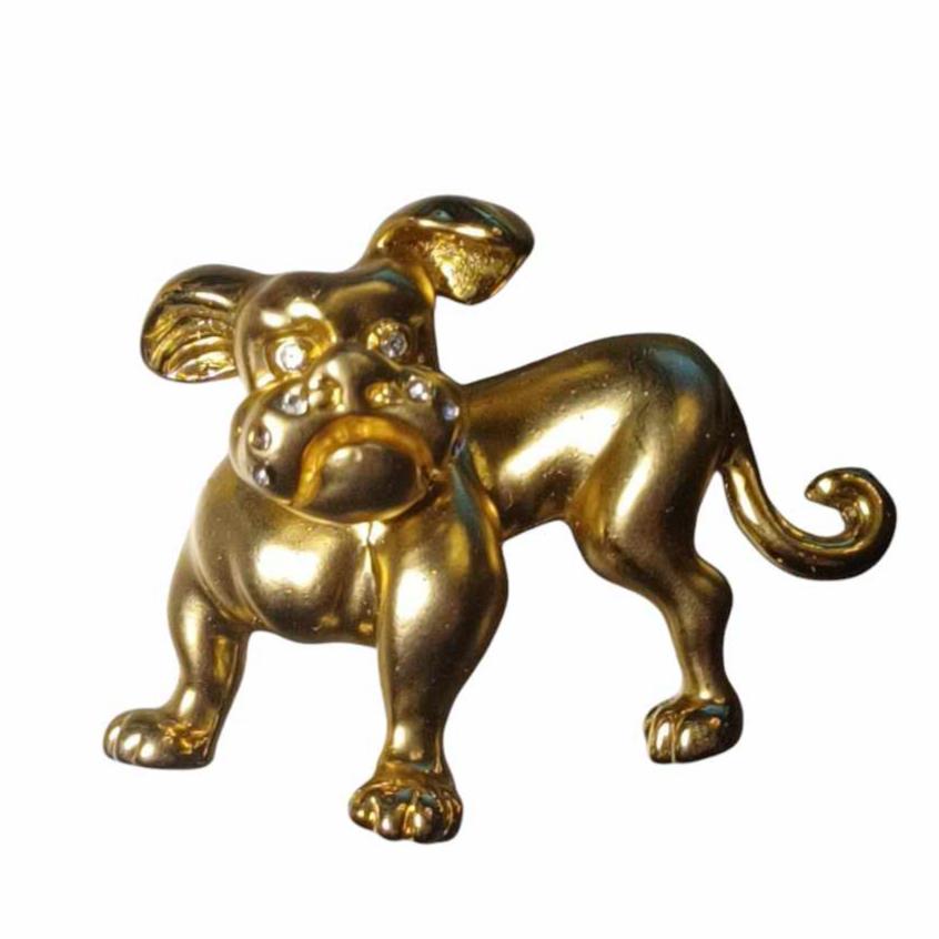 Gullfarget hundebrosje