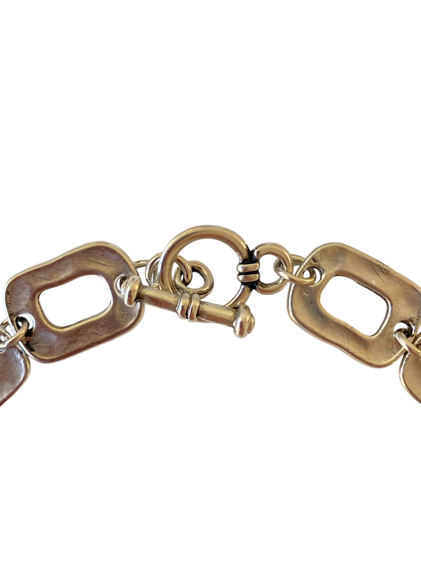 Vintagekjede med rektangulære ledd