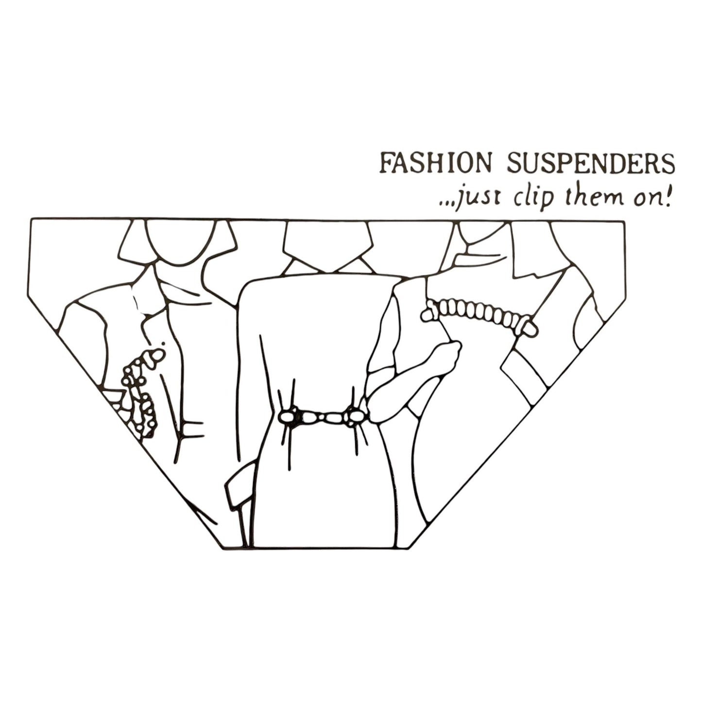 Vintage perleklyper til klær